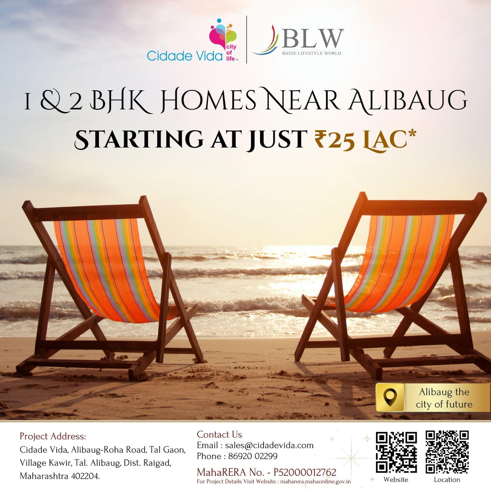 Explore 1 & 2 BHK Flats for Sale in Alibaug – Beachside Living Starts Here